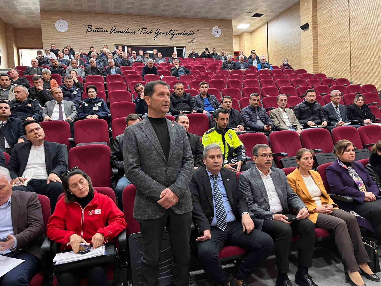 Yatağan&rsquo;da g&uuml;venlik toplantısı ger&ccedil;ekleştirildi
