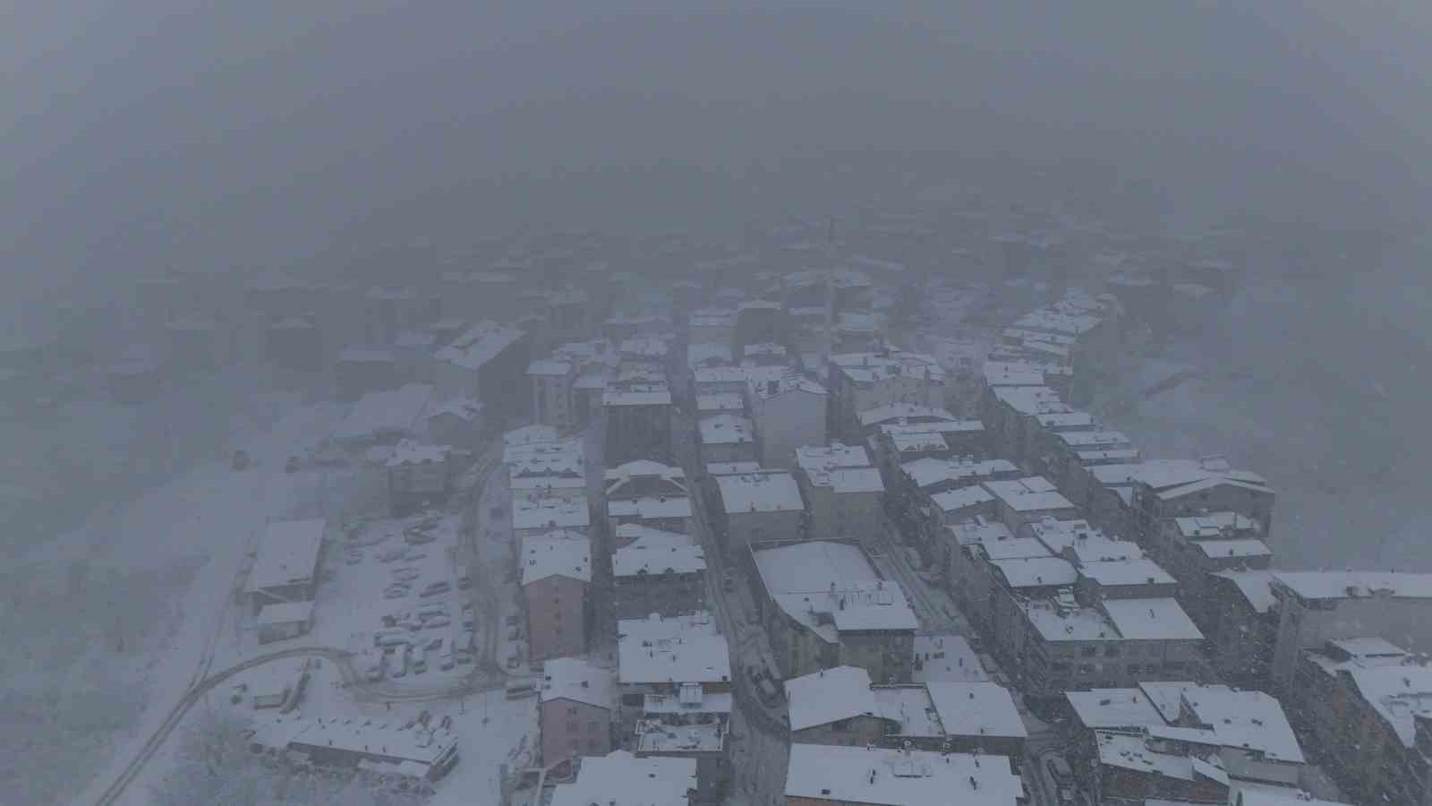Ordu&rsquo;nun y&uuml;kseklerinde kar yağışı
