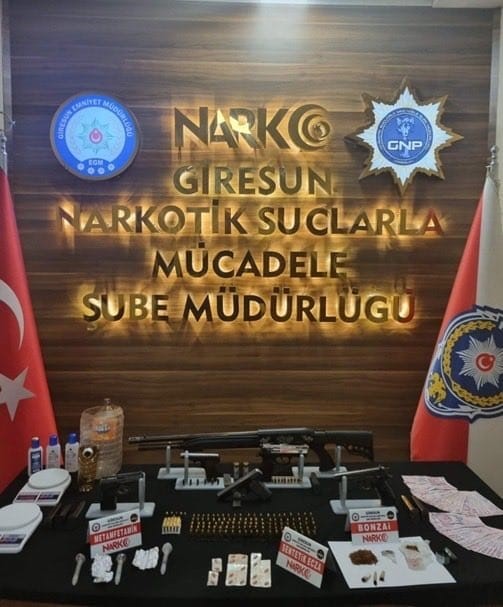 Giresun’da uyuşturucu operasyonu: 29 tutuklama