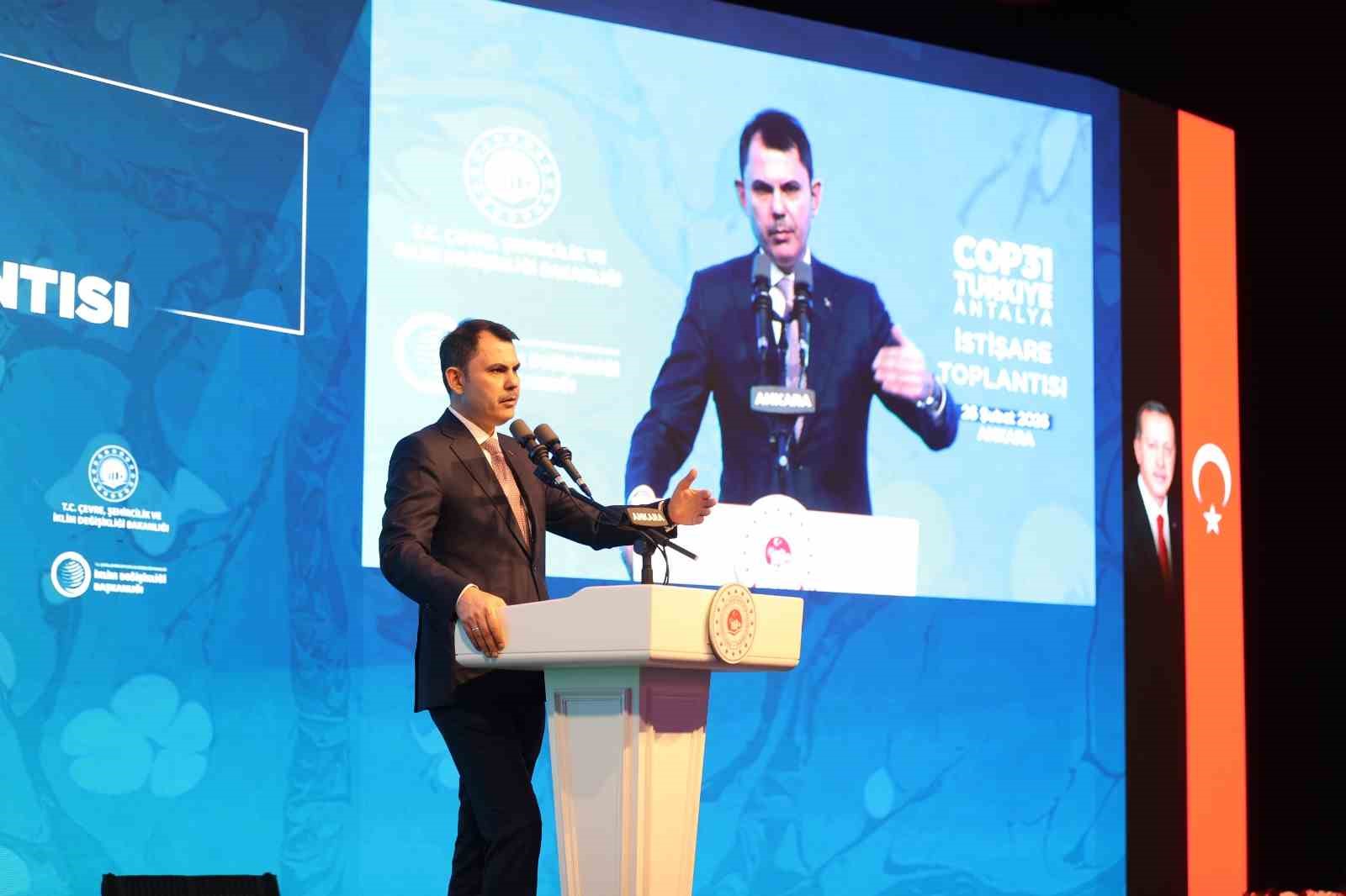 Bakan Kurum: "COP31, iklim eyleminde bir d&ouml;n&uuml;m noktası olacak"
