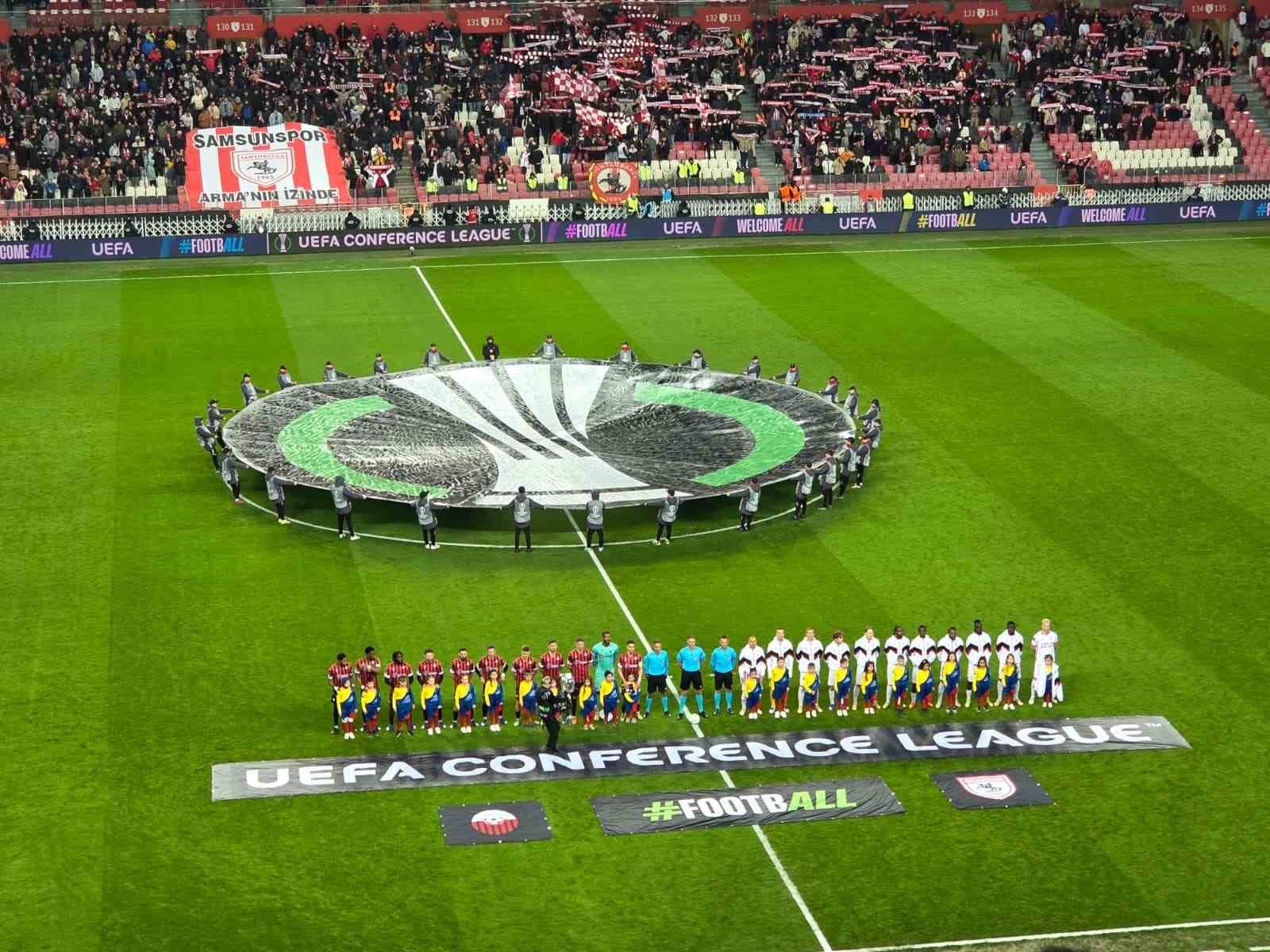 UEFA Konferans Ligi: Samsunspor: 0 - Shkendija: 0 (Maç devam ediyor)