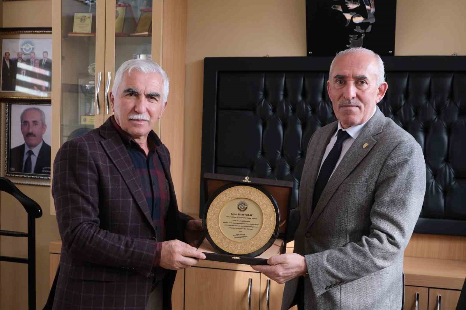 KESOB’dan Tomarza Esnaf Odası’na hayırlı olsun ziyareti