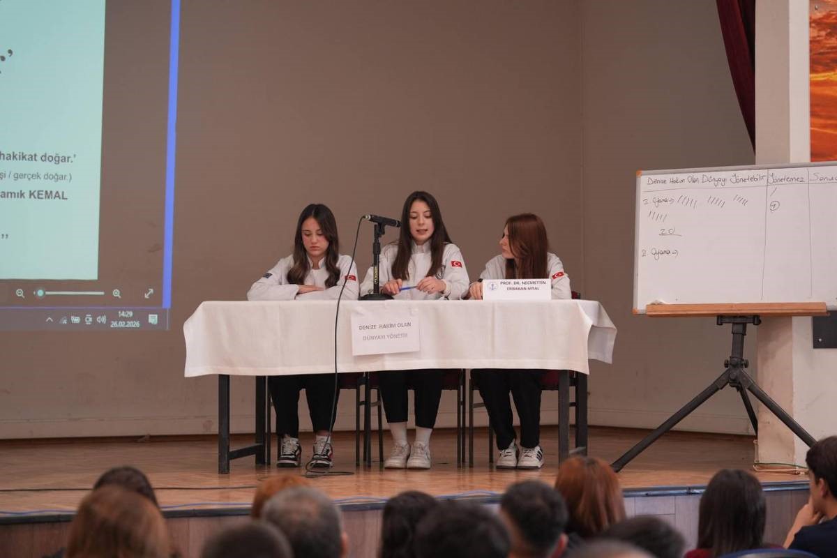 Sinop&rsquo;ta &ouml;ğrencilerden nefes kesen m&uuml;nazara
