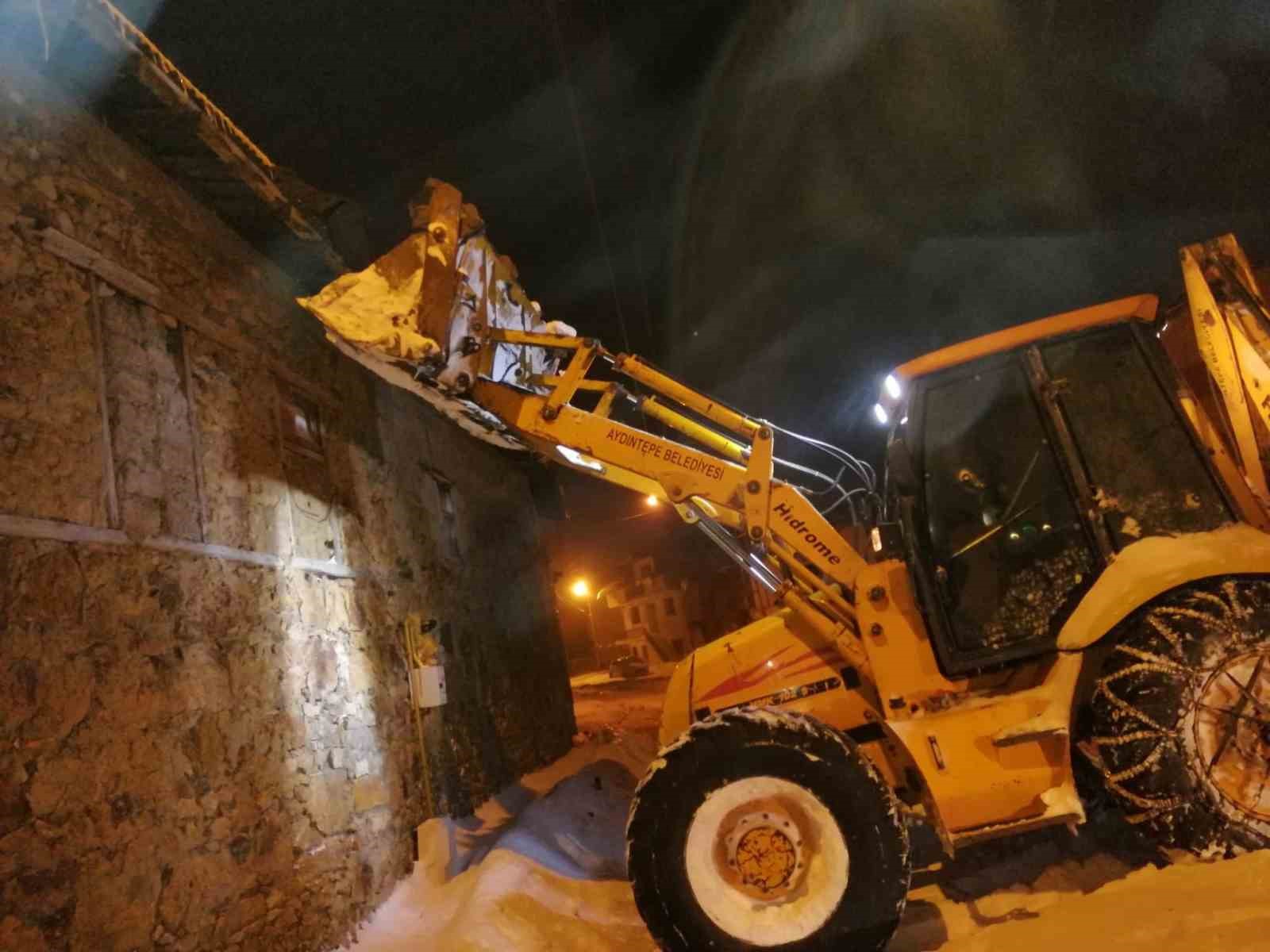 Aydıntepe&rsquo;de olumsuz hava şartlarına karşı tedbir &ccedil;ağrısı
