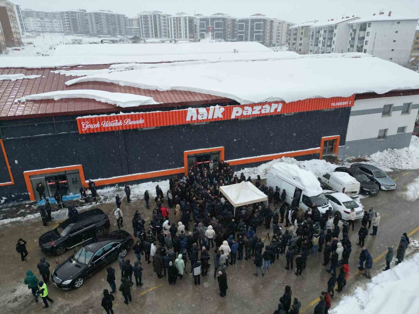 Erzurum’da Halk Pazarları’nın 13. Şubesi açıldı