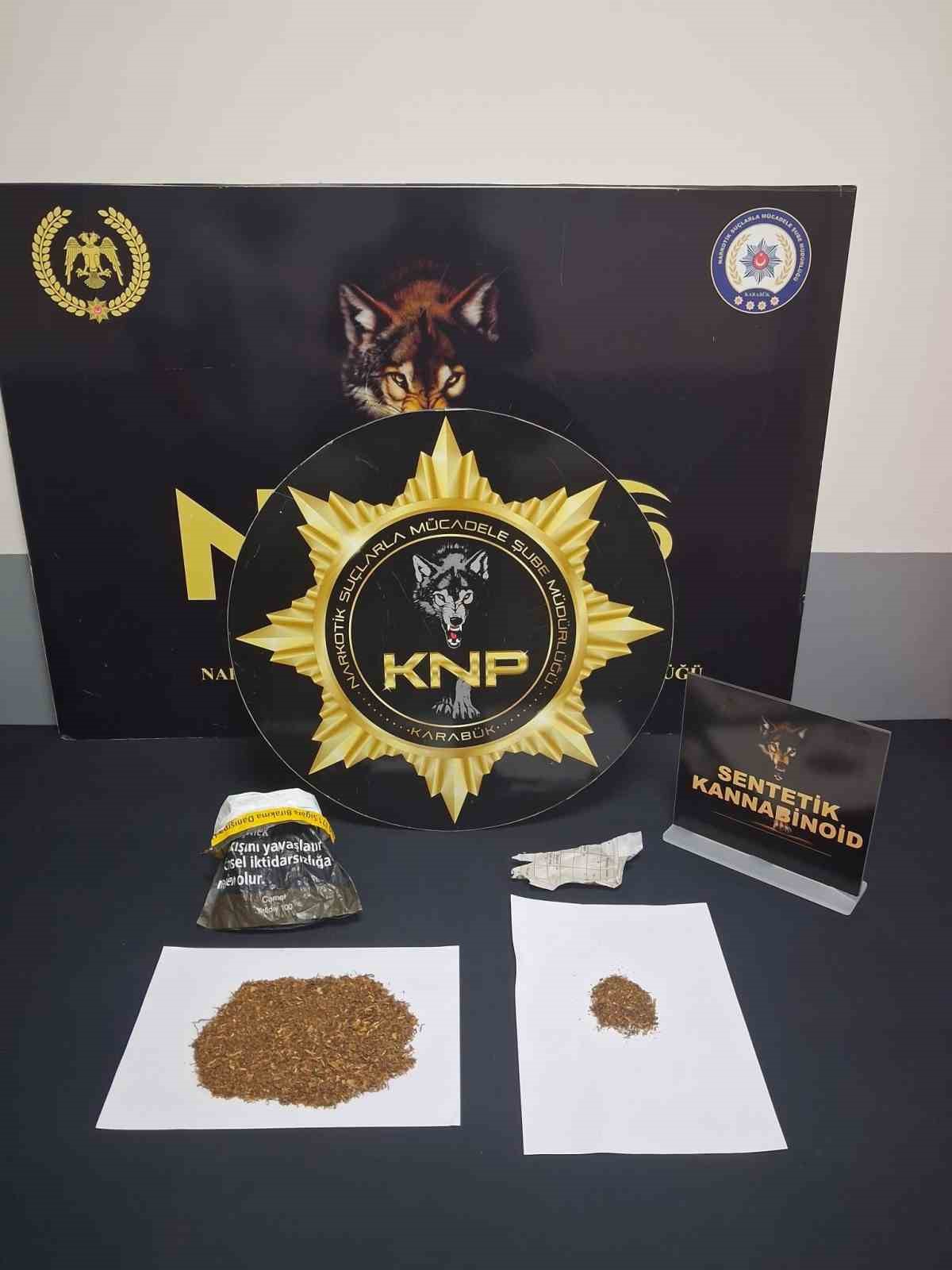 Karabük’te narkotik operasyonları: 1 tutuklama