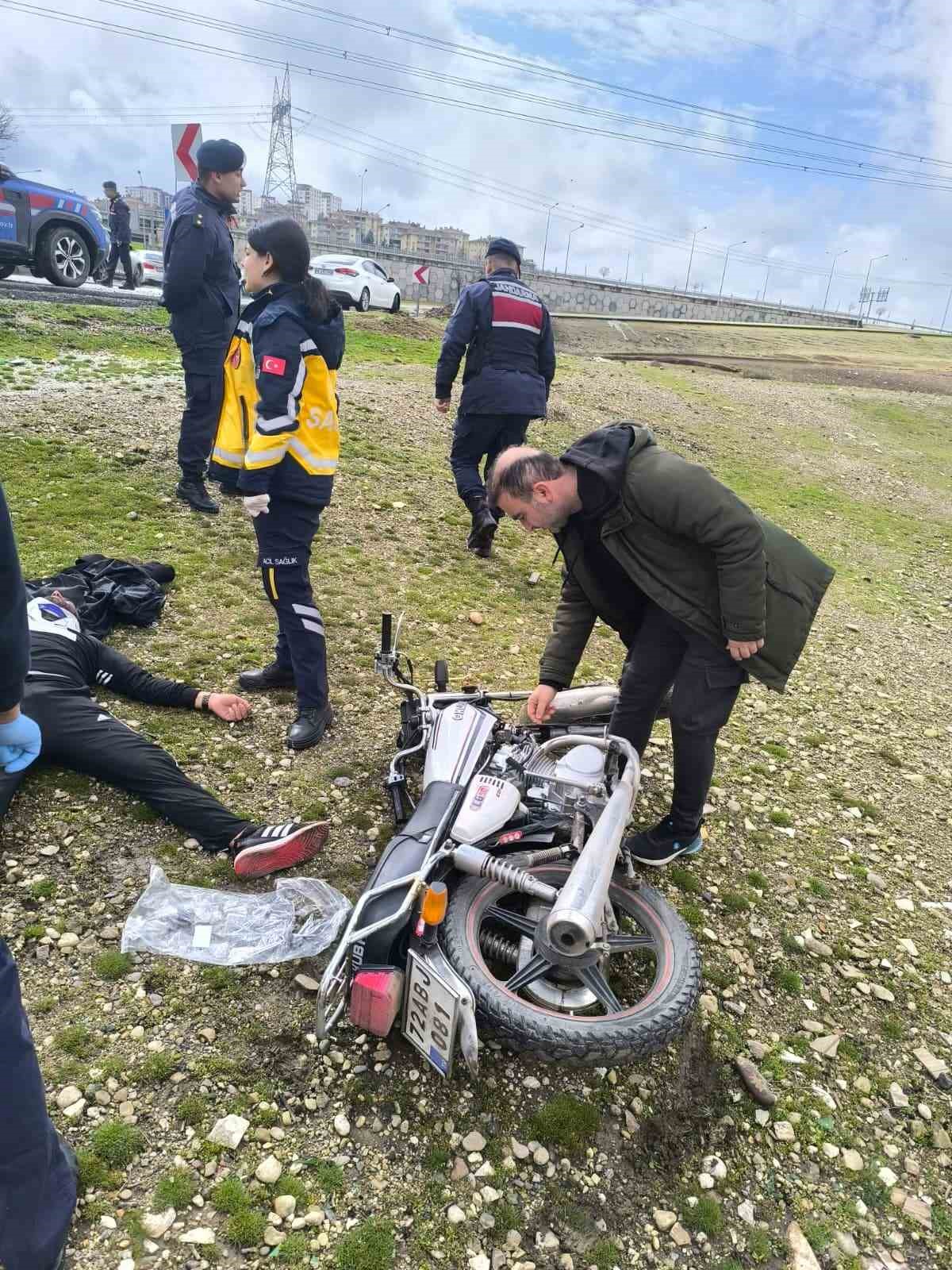 Batman’da motosiklet kazası: 1 yaralı