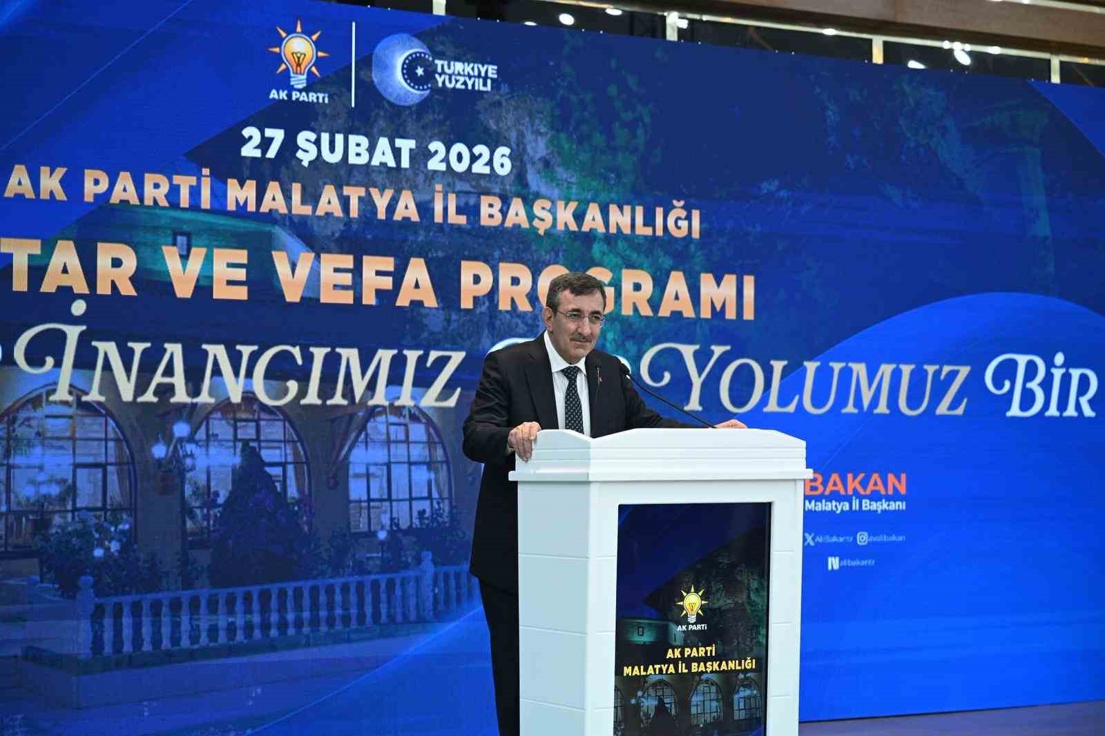 Cumhurbaşkanı Yardımcısı Yılmaz: "Malatya&rsquo;da yaralar b&uuml;y&uuml;k oranda sarıldı"
