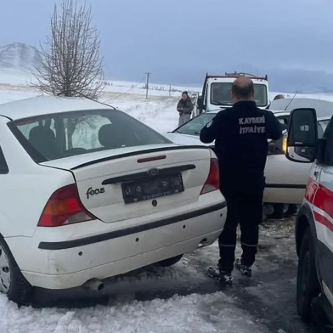 Develi’de trafik kazası: 1 ölü, 1 yaralı