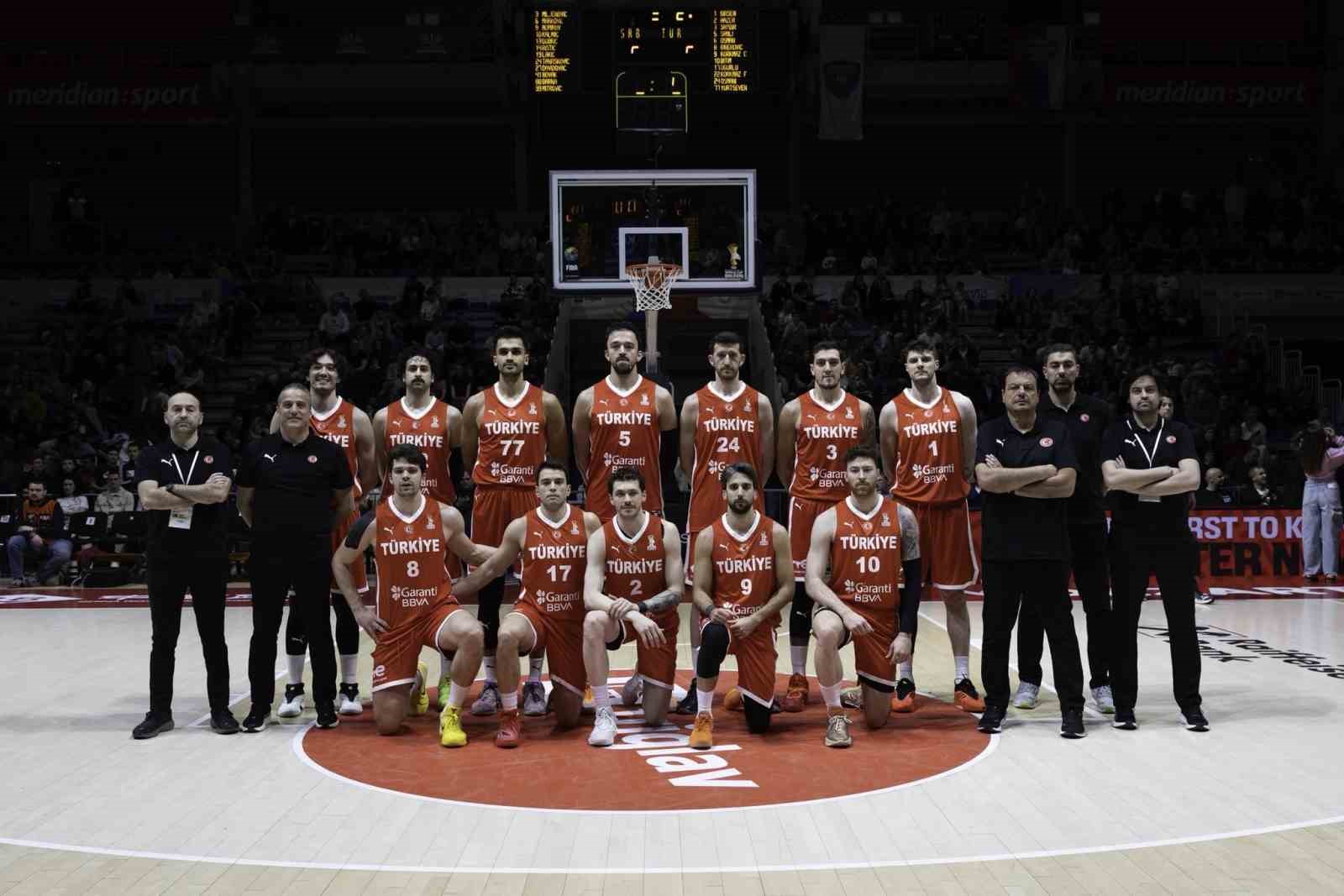 FIBA 2027 Dünya Kupası Avrupa Elemeleri: Sırbistan: 78 - Türkiye: 82