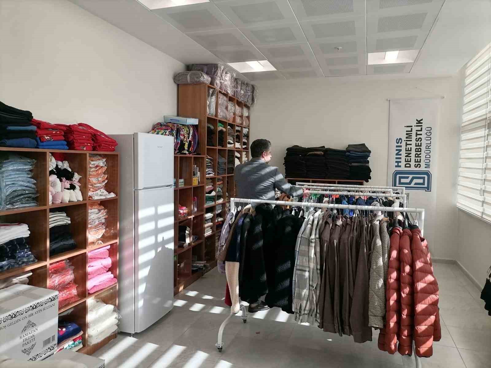 Hınıs adliyesinde sosyal market a&ccedil;ıldı
