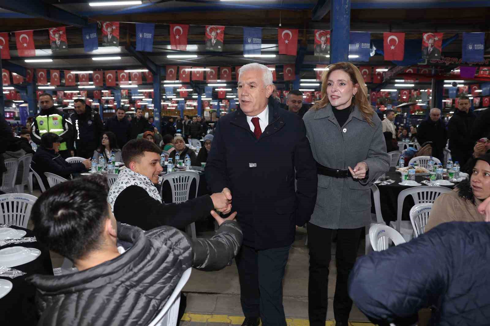 Kardeşlik sofrası Karacabey’de kuruldu