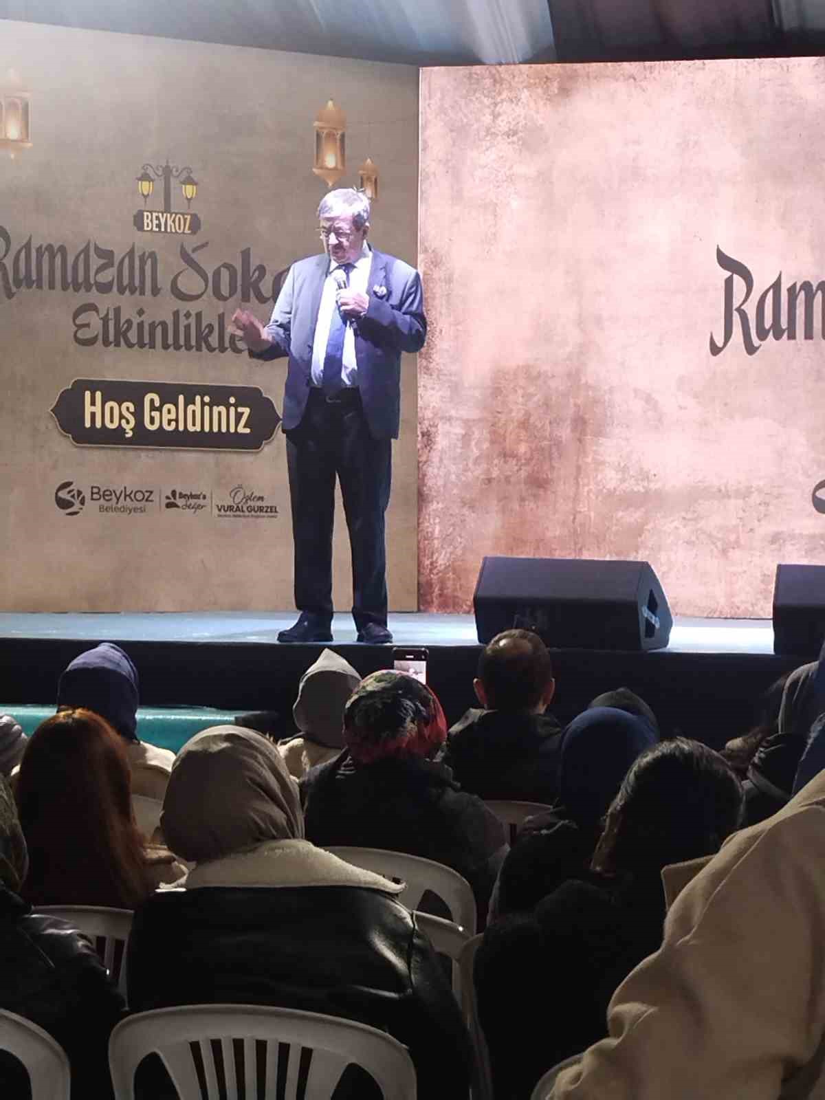 Yazar Hayati İnan&ccedil; ve Prof. Dr. Oytun Erbaş Beykoz&rsquo;da &rsquo;Ramazan Sokağı&rsquo; etkinliklerine konuk oldu
