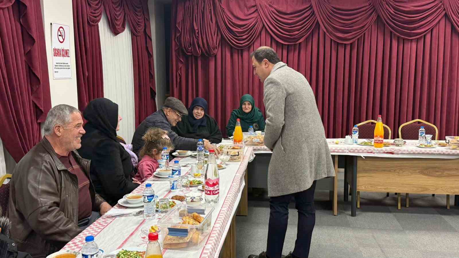 Aydıntepe’de şehit aileleri ve gaziler iftarda buluştu