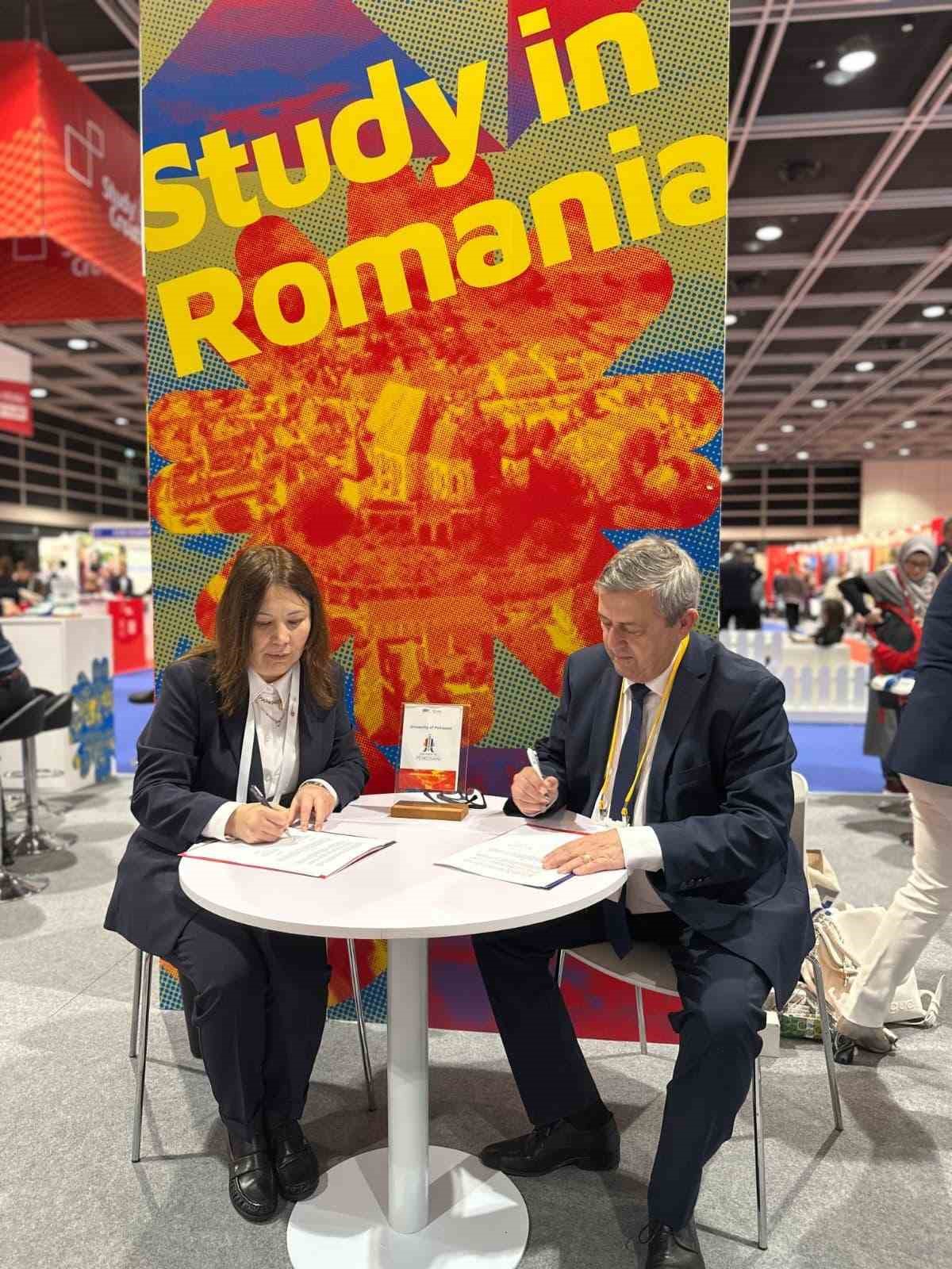 OM&Uuml;&rsquo;den Romanya&rsquo;daki &uuml;niversite ile ikili iş birliği ve erasmus anlaşması
