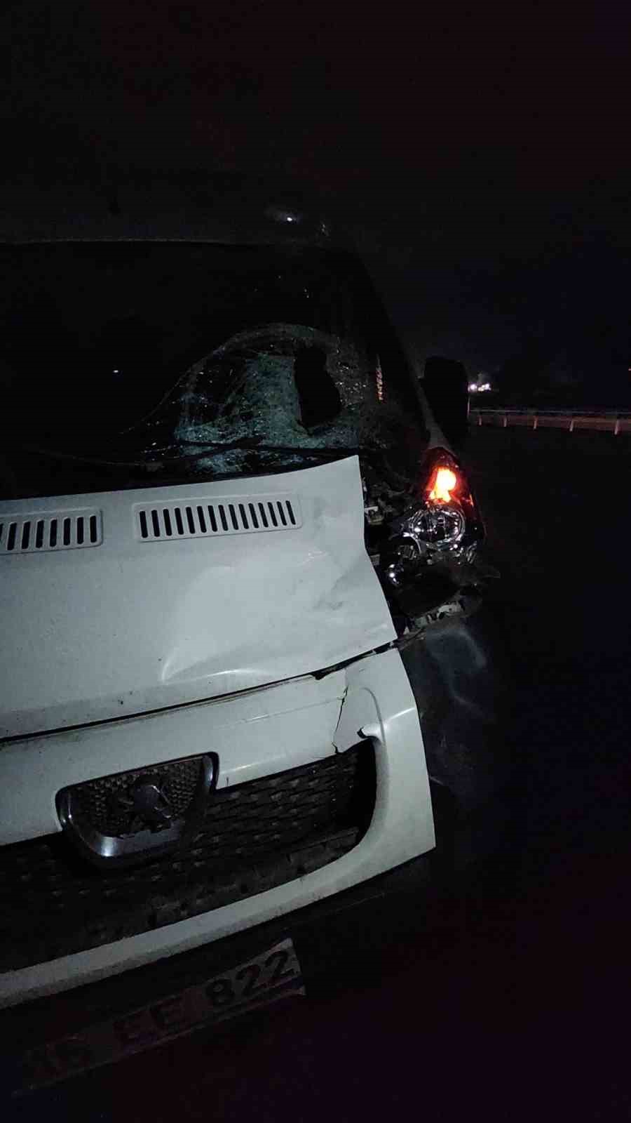 Mustafakemalpaşa&rsquo;da aracın &ccedil;arptığı yaya hayatını kaybetti
