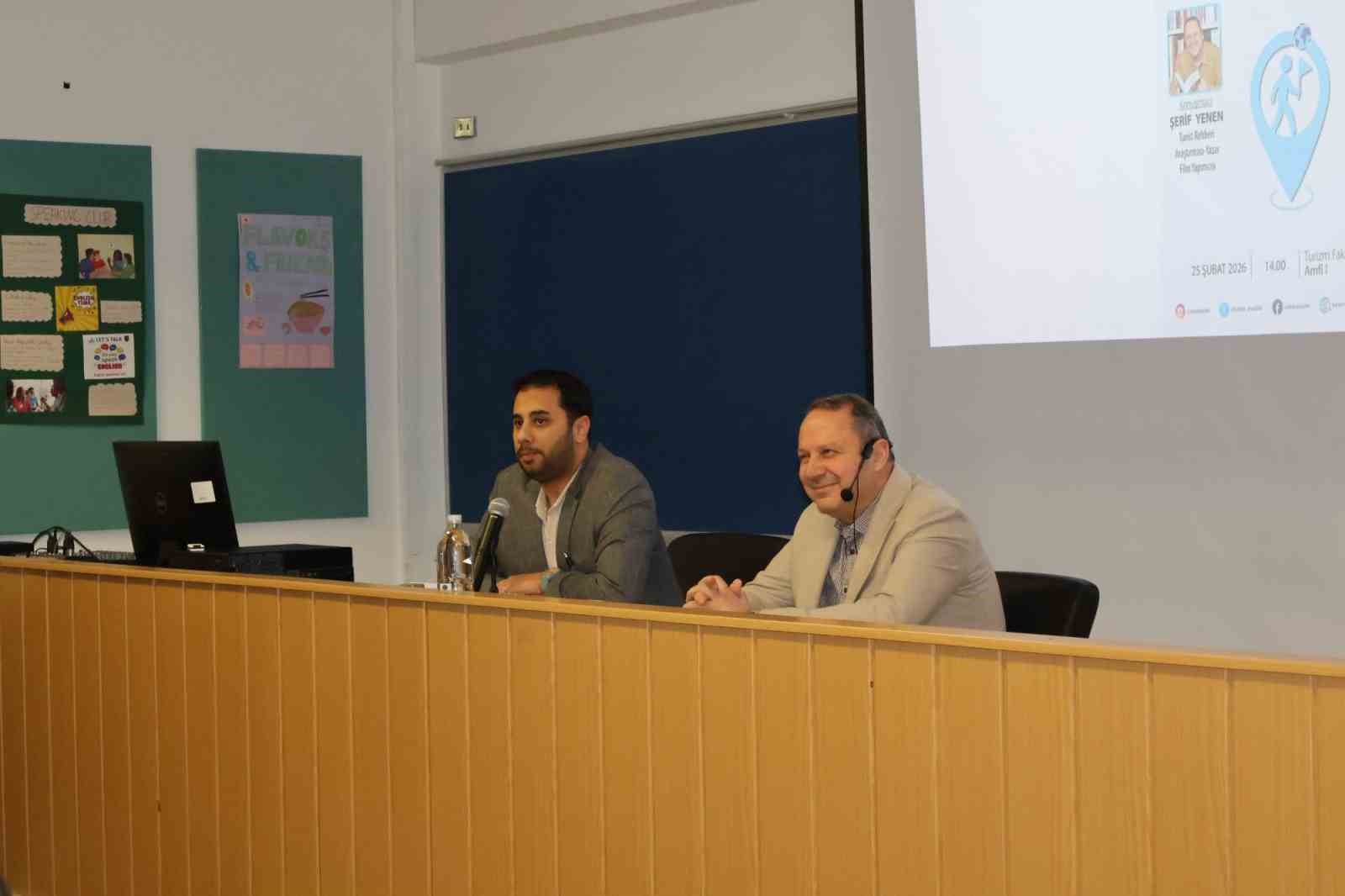 Mesleğin ustası &ouml;ğrencilerle tecr&uuml;belerini paylaştı
