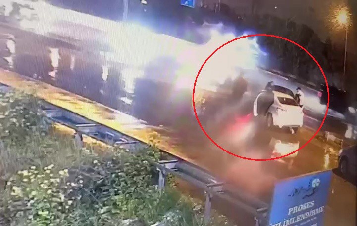 Diş hekimini adım adım takip edip kaza süsü ile durdurup darp ettiler