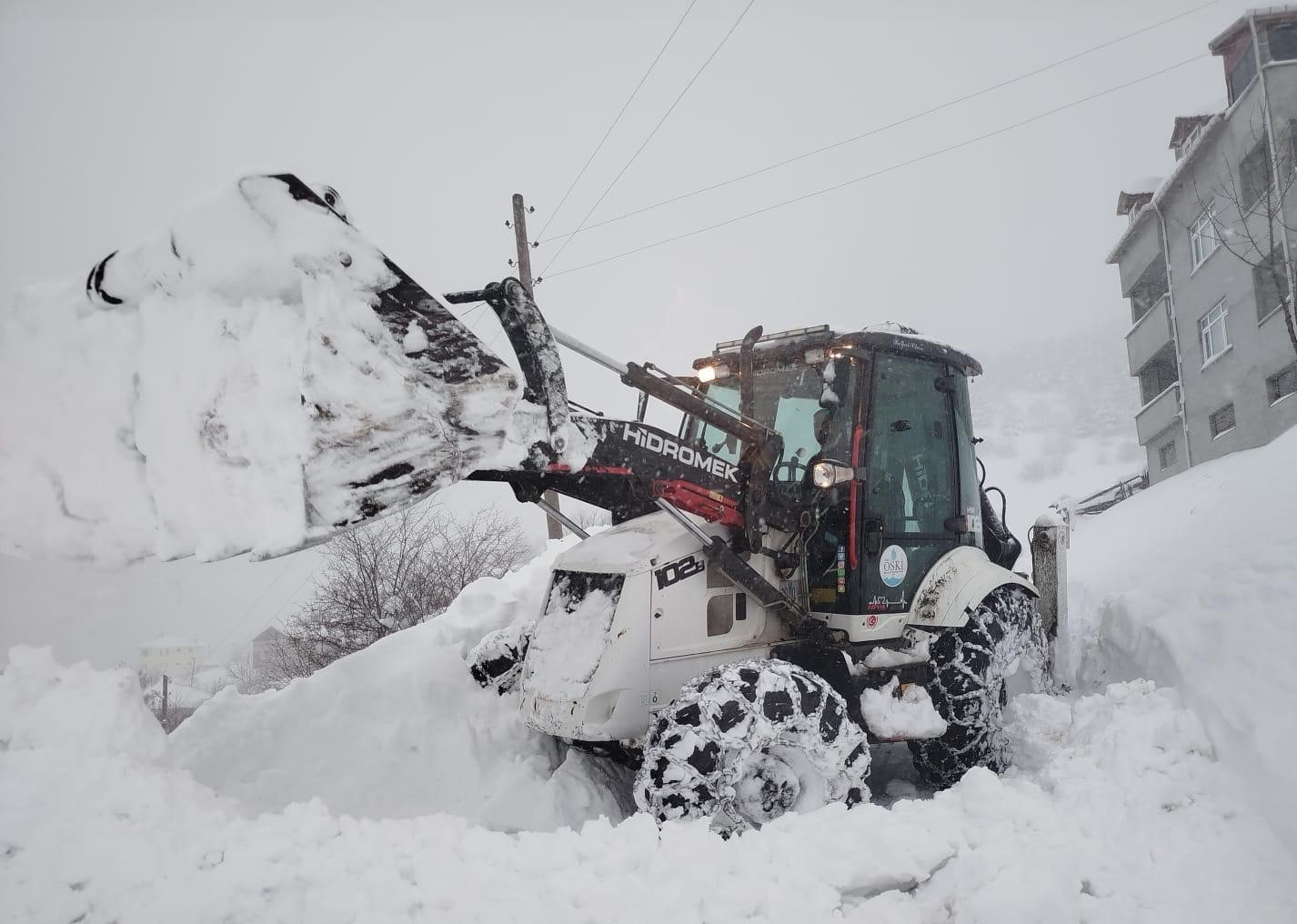 Ordu&rsquo;nun y&uuml;kseklerinde kar kalınlığı 2 metreye ulaştı
