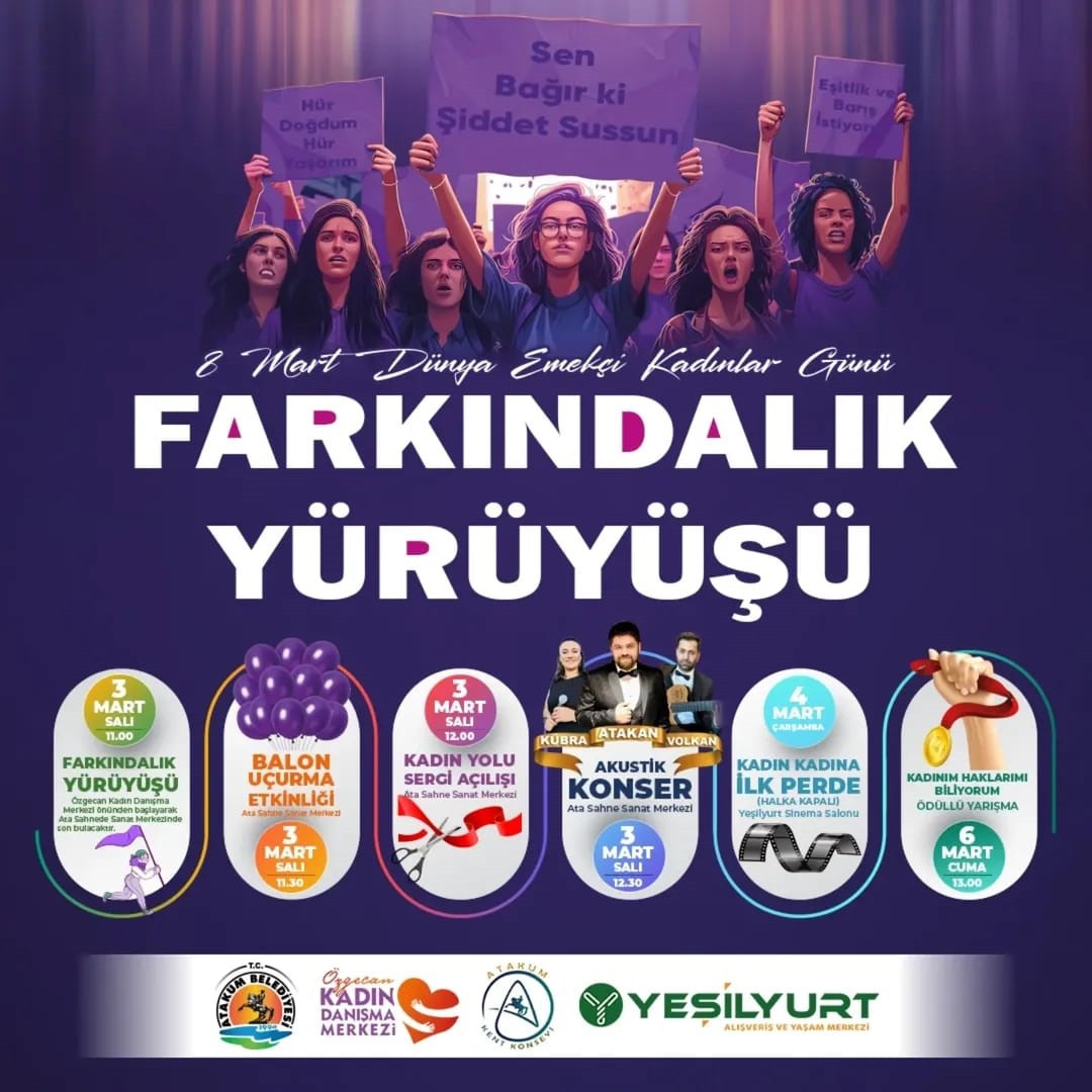 Atakum&rsquo;da kadınlar i&ccedil;in hafta boyu programlar d&uuml;zenlenecek
