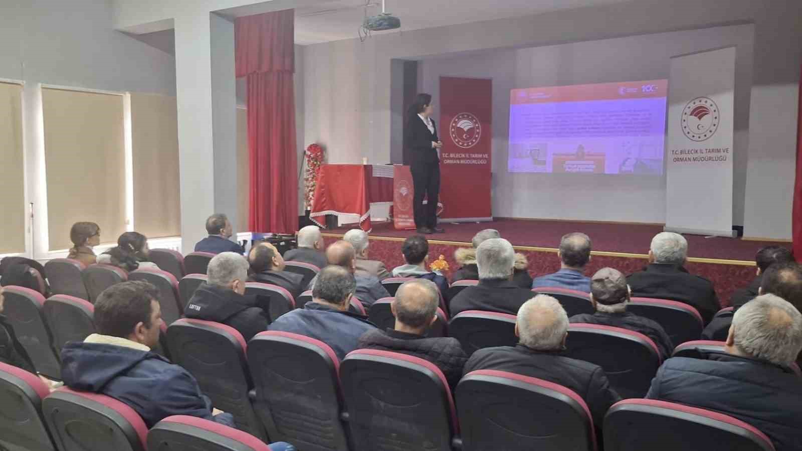 Bilecik’te üreticilere ‘Bitki koruma ürünleri’ ve ‘Gıda hijyeni’ eğitimi