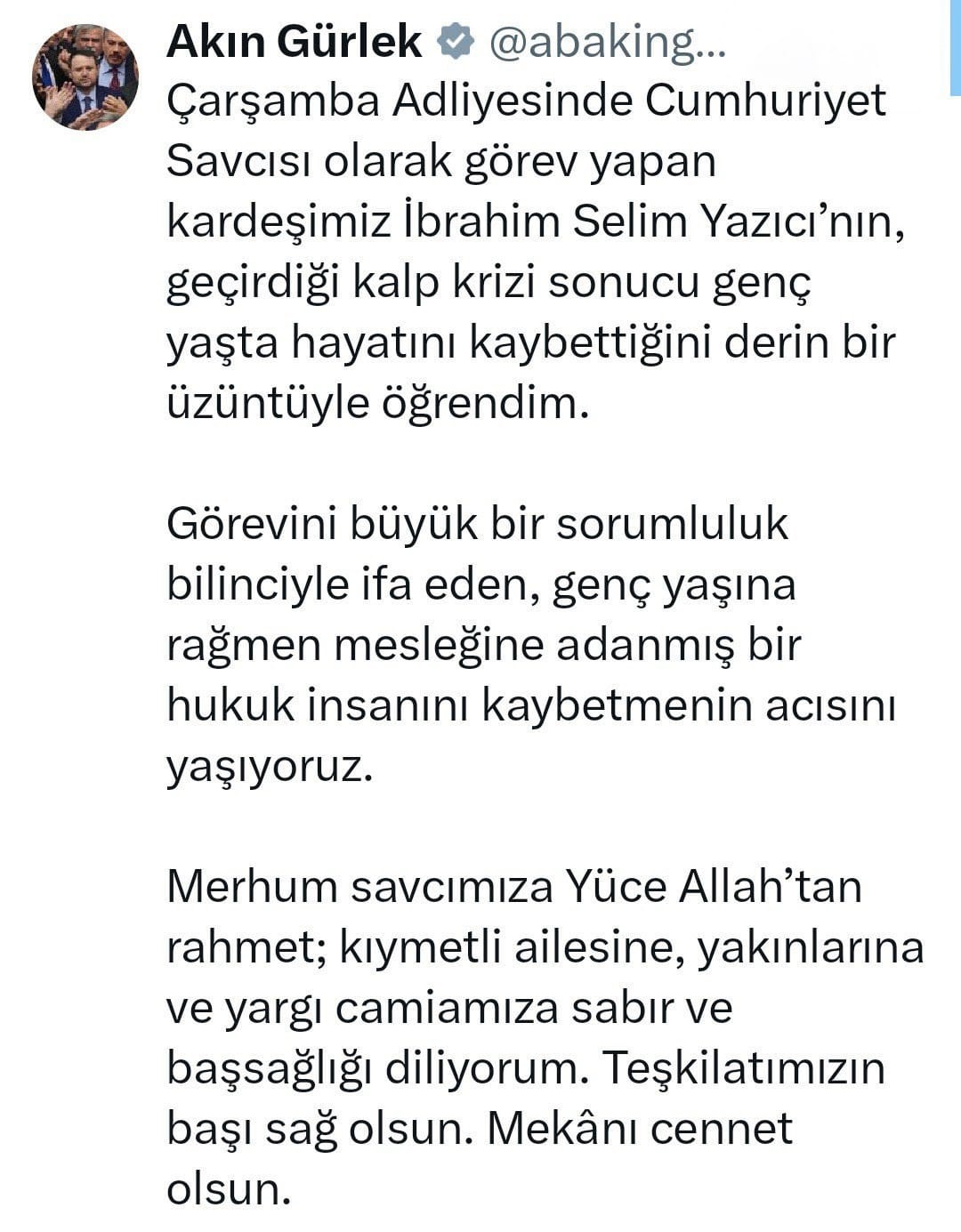 Gen&ccedil; savcı kalbine yenik d&uuml;şt&uuml;
