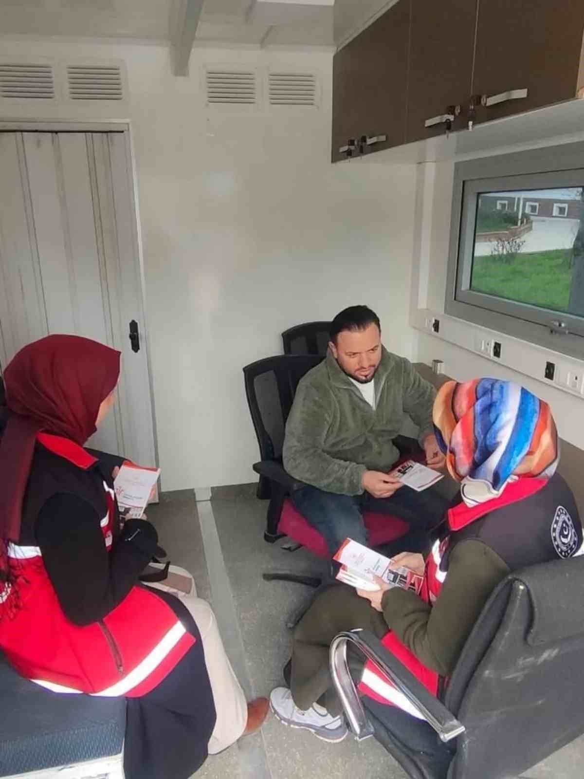 Mobil Sosyal Hizmet Aracıyla vatandaşlara yerinde destek