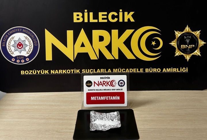 Bilecik’te uyuşturucu operasyonu: 1 şüpheli yakalandı