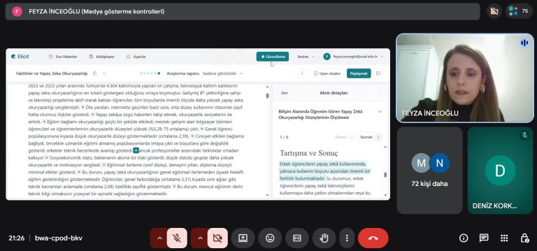 MT&Uuml;&rsquo;de yapay zeka etkinliği
