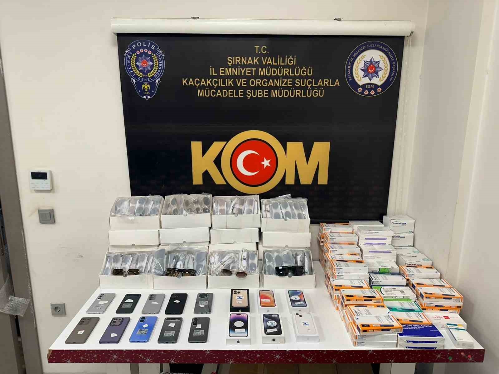 Şırnak’ta narkotik, kaçakçılık ve asayiş operasyonu: 1 tutuklama