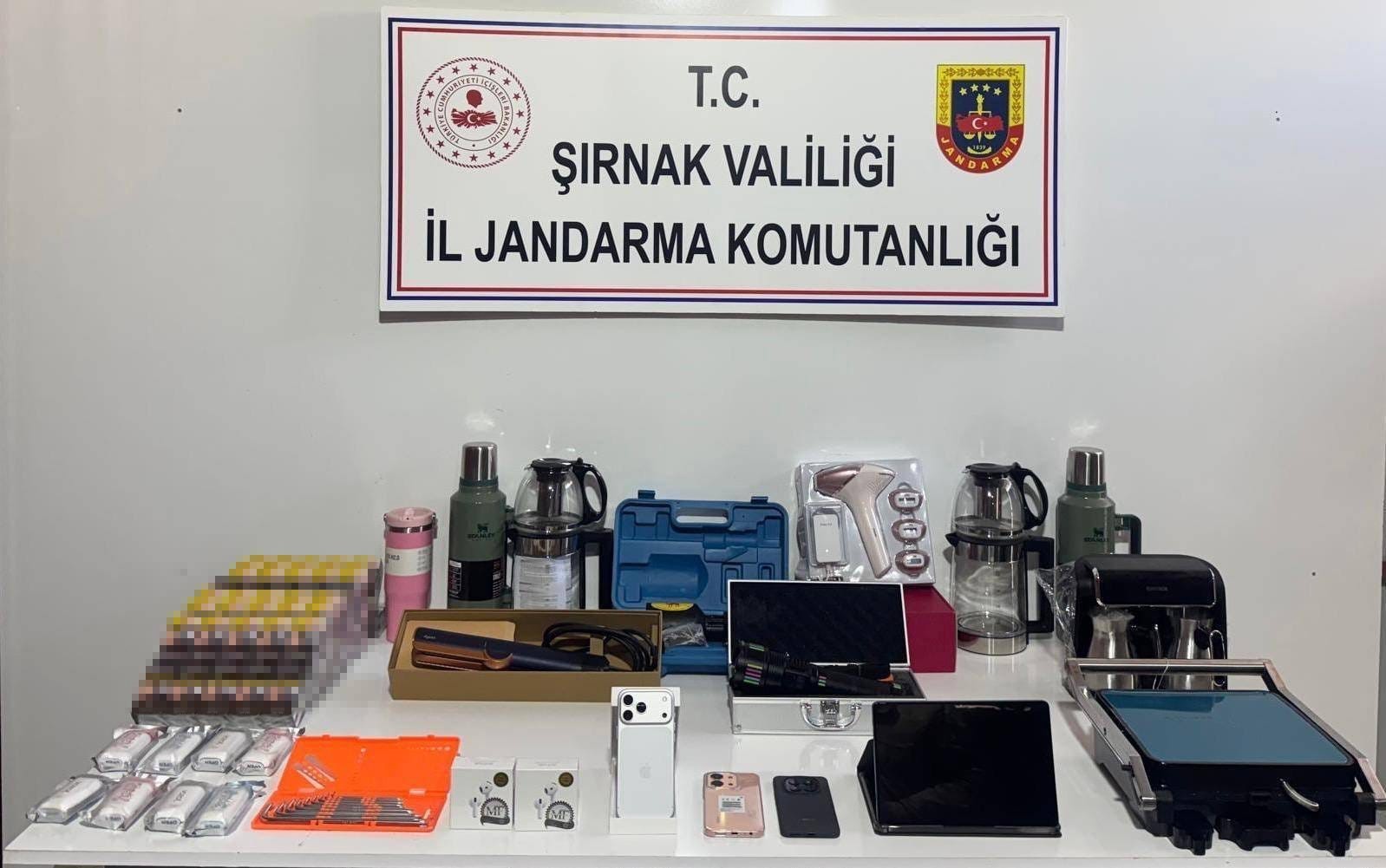 Şırnak’ta son bir haftada jandarma operasyonlarında 15 tutuklama