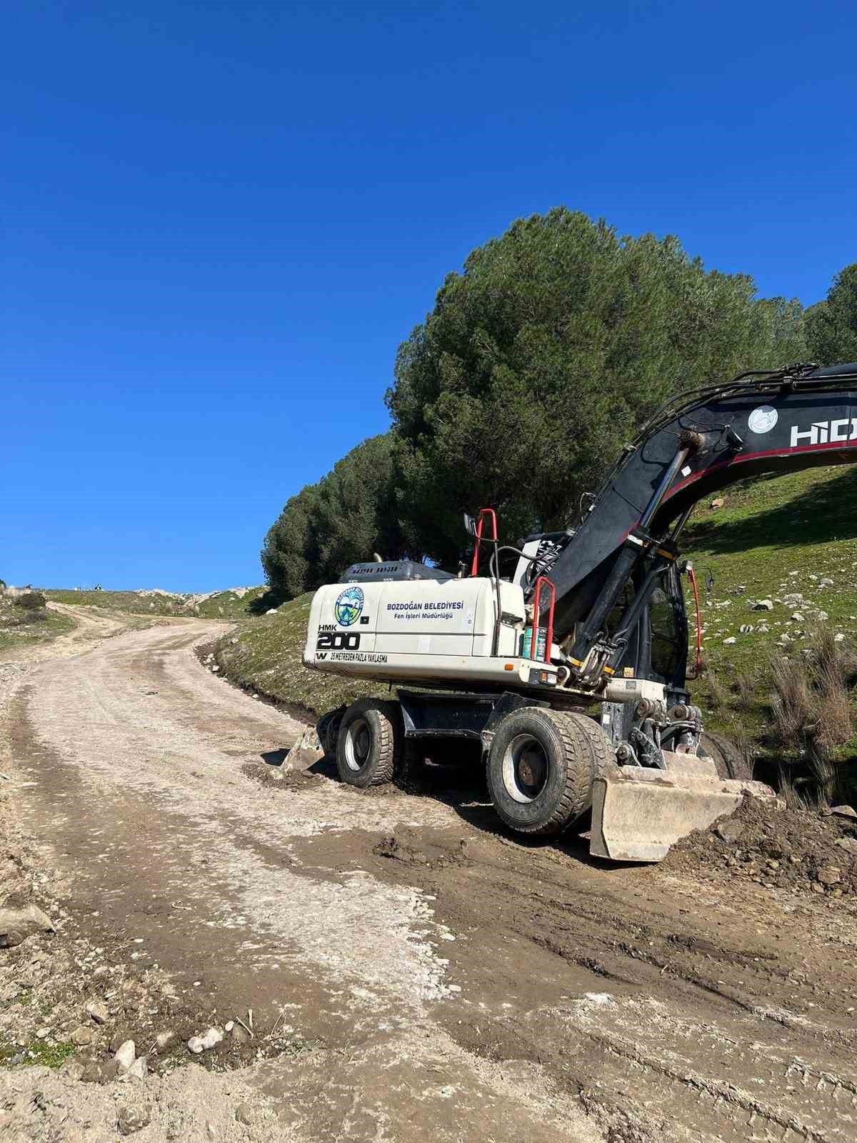 Bozdoğan Kale Mesire Alanı’nda yol çalışmaları başladı