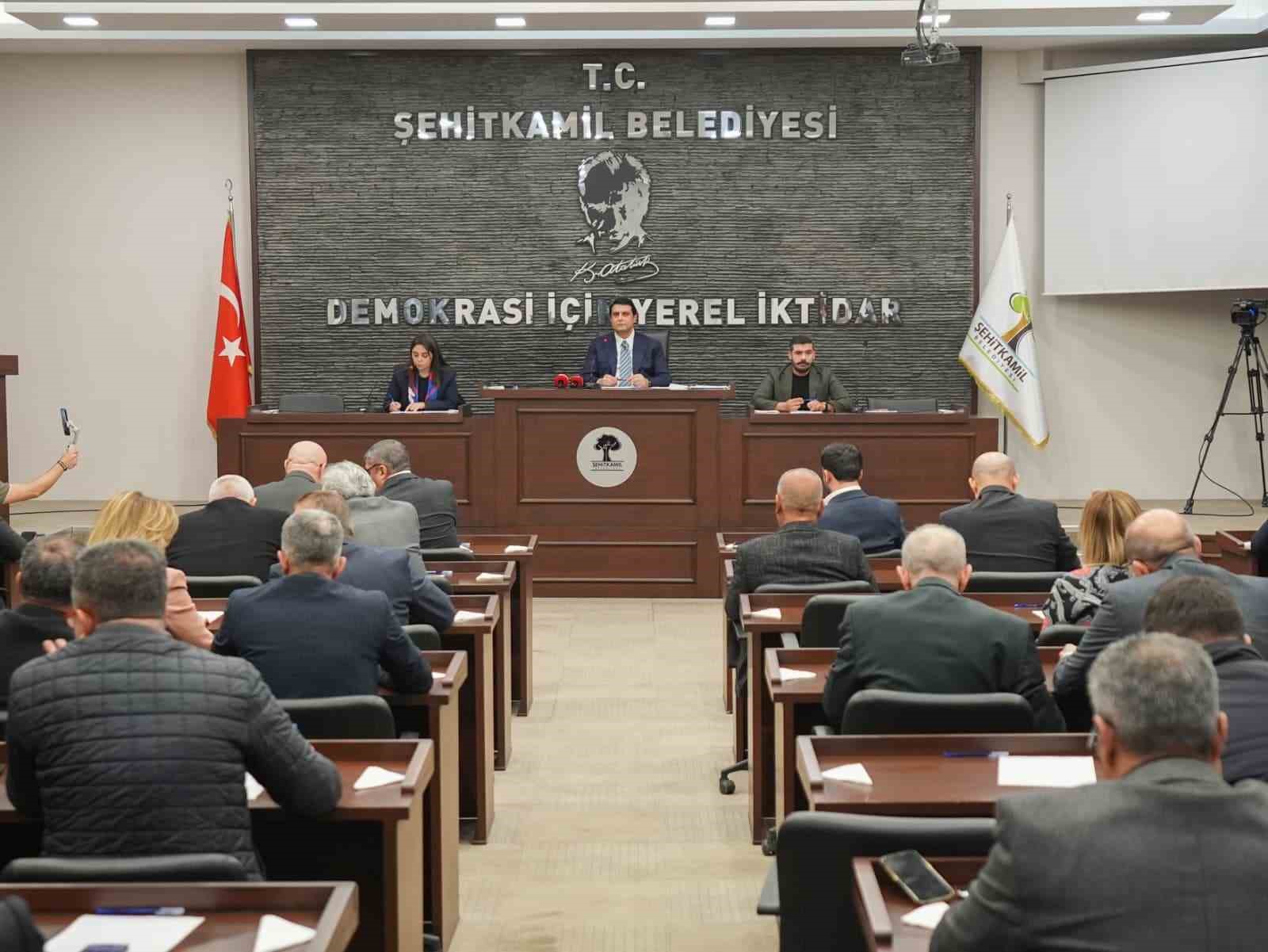 Şehitkamil Belediyesi Mart Ayı meclis toplantısı yapıldı