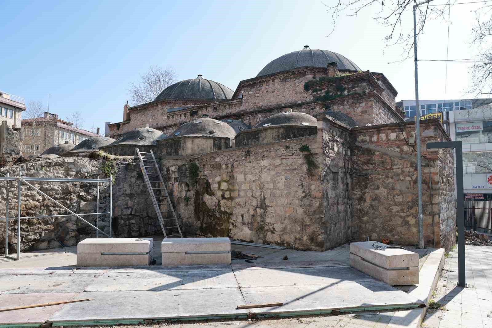 Gebze’deki tarihi Çarşı Hamamı’nda restorasyon çalışmaları başladı