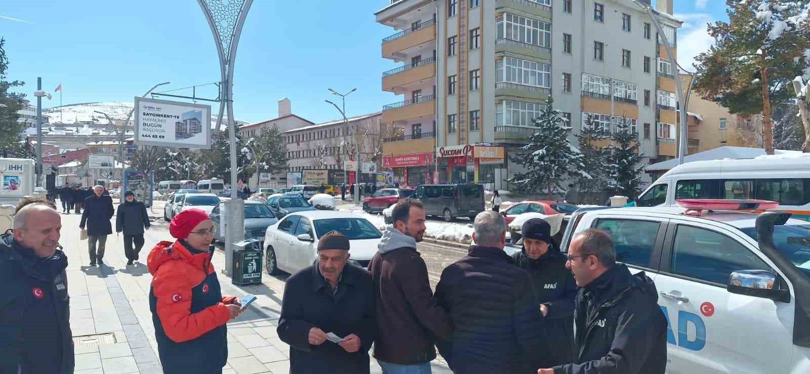 Bayburt&rsquo;ta &rsquo;Deprem Haftası&rsquo; etkinlikleri başladı
