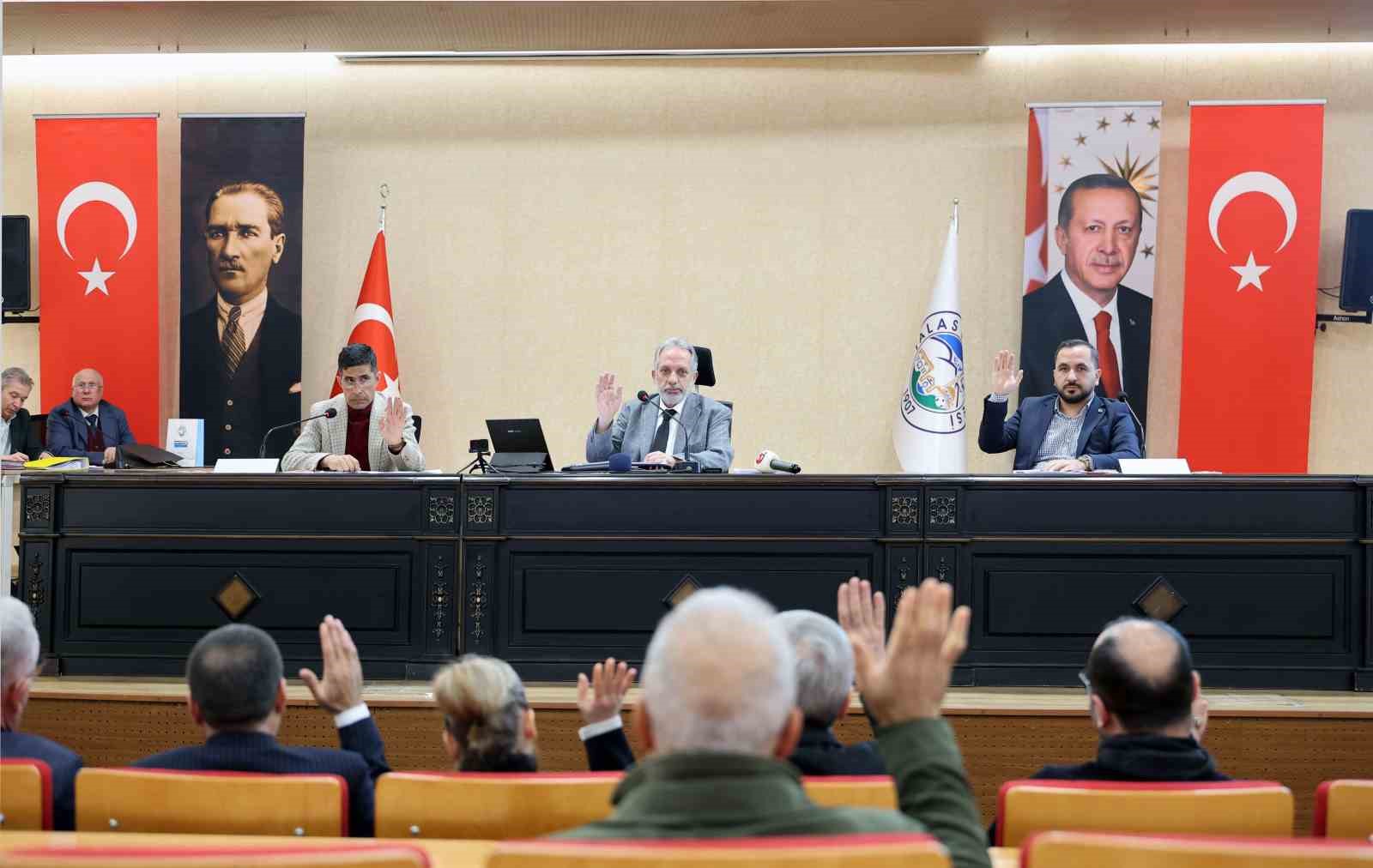 Talas Belediye Meclisi’nde oy birliği, yatırımda kararlılık