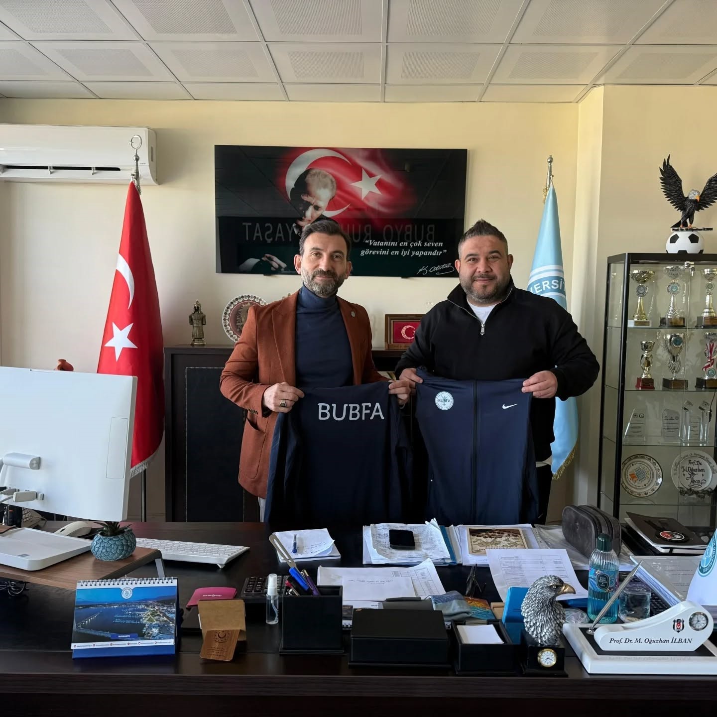 BUBFA futbol takımı rektörlük kupasına hazırlanıyor