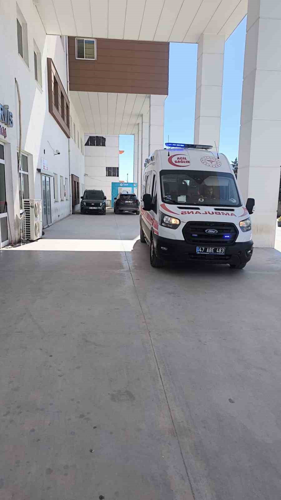 Mardin’de otomobil ile motosiklet çarpıştı: 1 yaralı