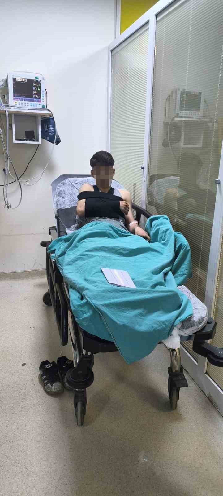 Mardin&rsquo;de otomobil ile motosiklet &ccedil;arpıştı: 1 yaralı
