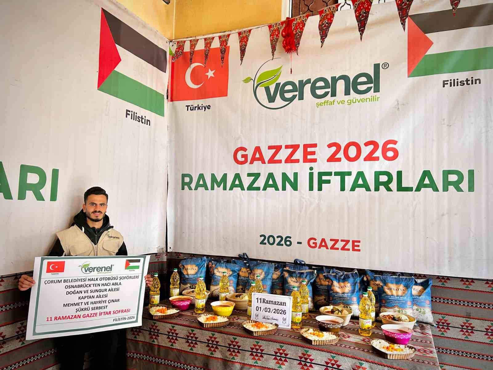 &Ccedil;orumlu şof&ouml;rlerden Gazze&rsquo;ye anlamlı destek
