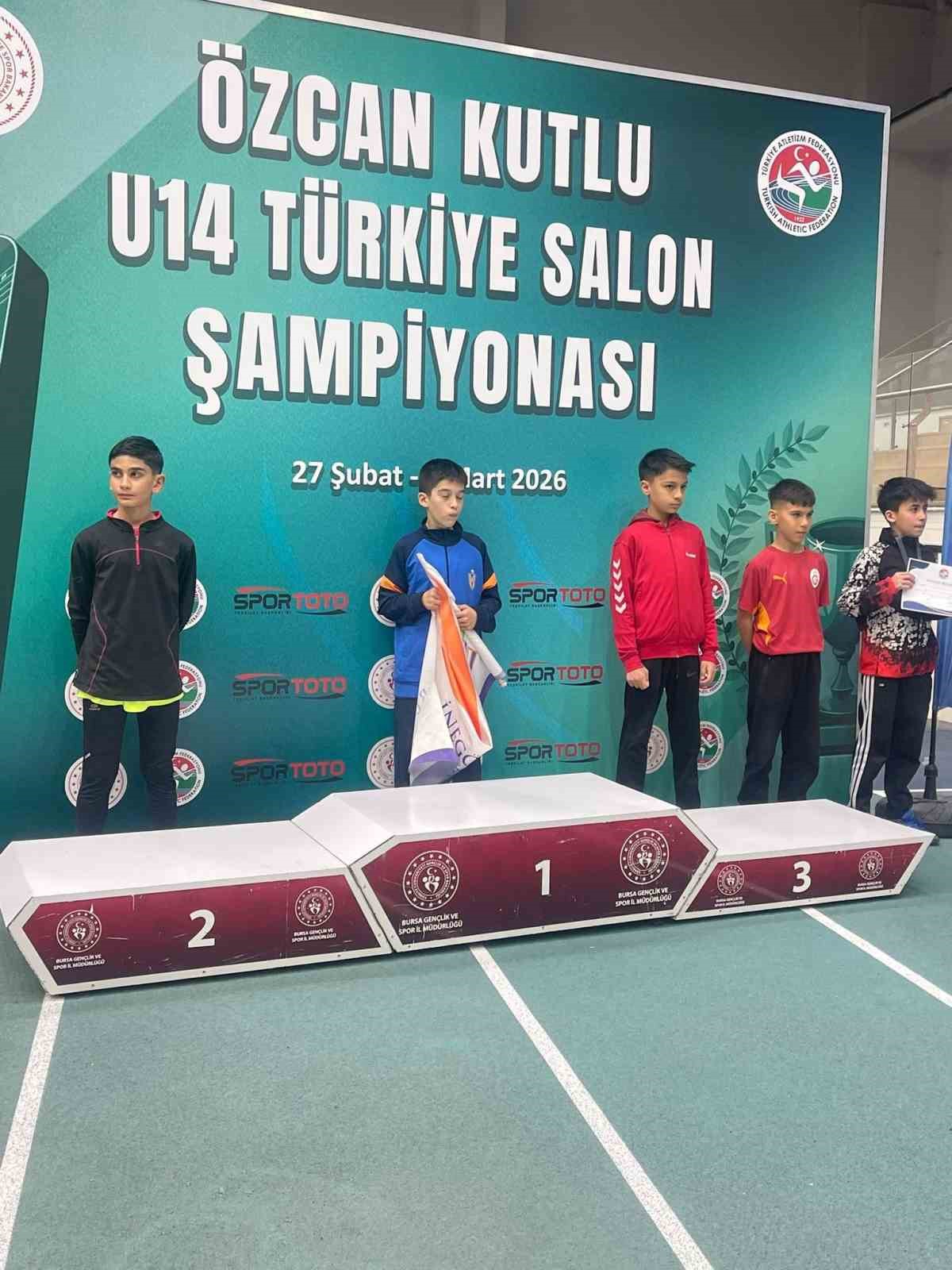 Kayserili sporcu Türkiye üçüncüsü oldu