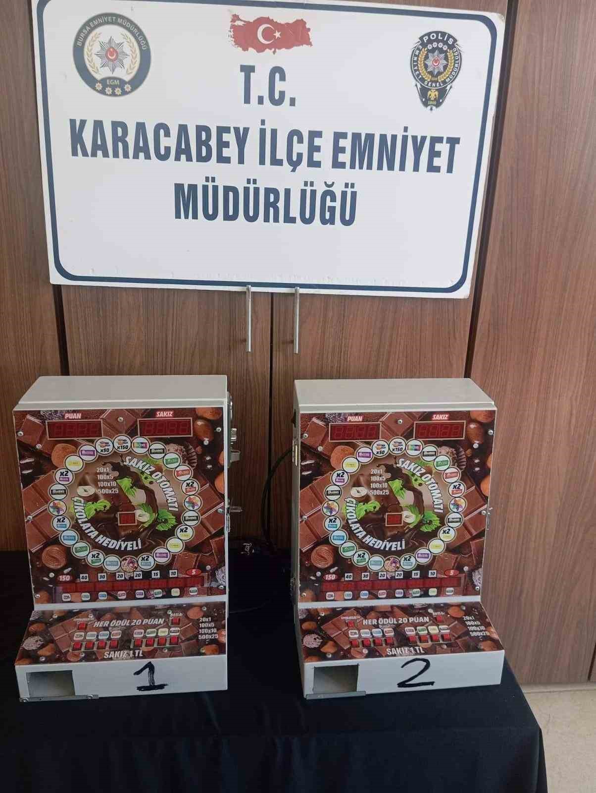 Karacabey’de kumar operasyonu