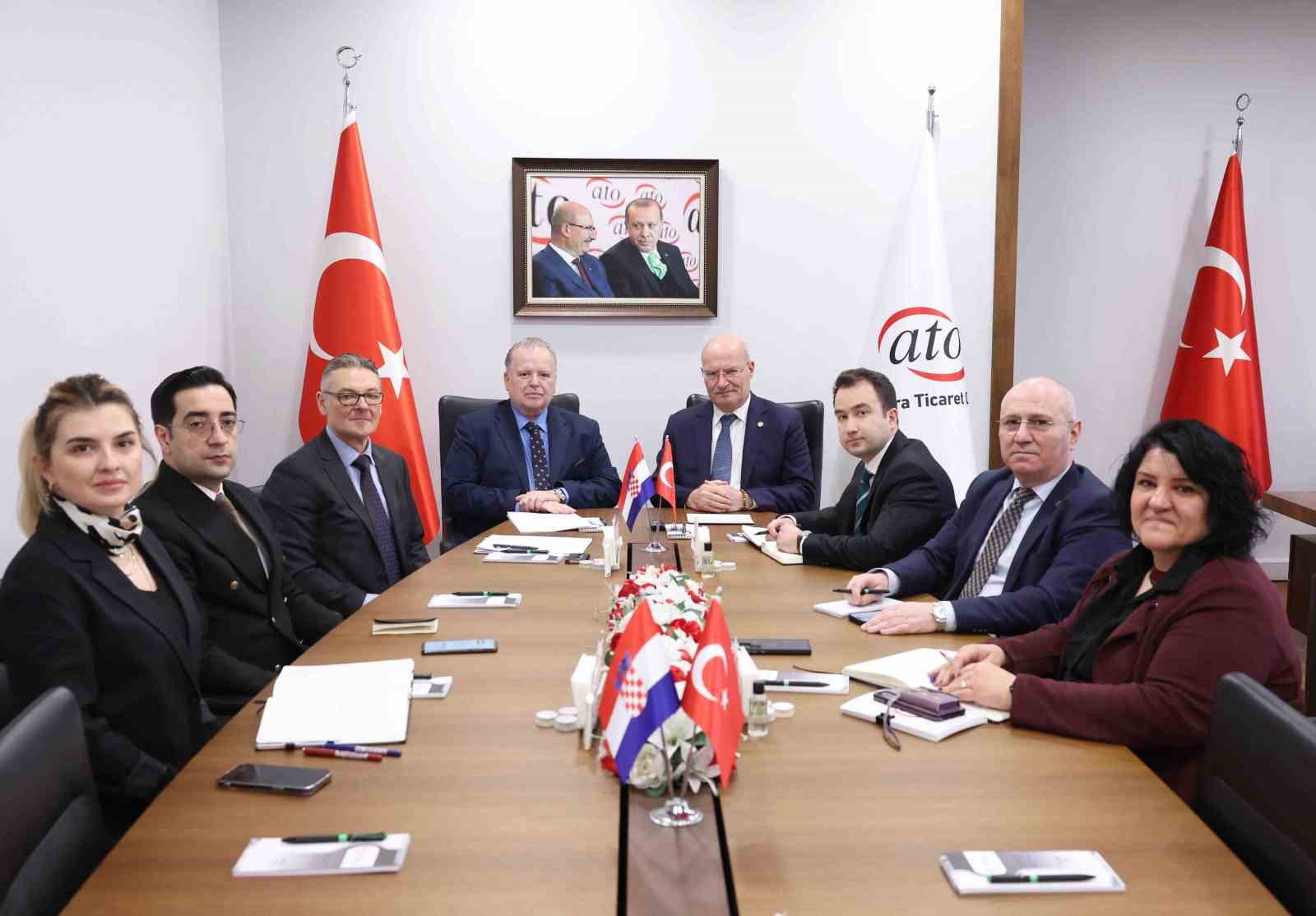 ATO Başkanı Baran: "Hırvatistan ile ticaret hacmimizi 5 milyar dolara taşımayı hedefliyoruz"