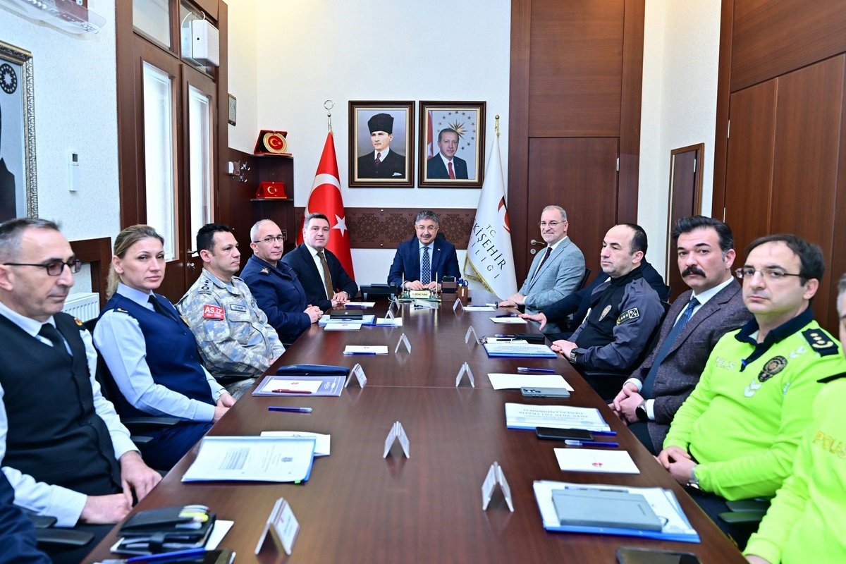 Eskişehir&rsquo;in huzur ve g&uuml;venliği masaya yatırıldı
