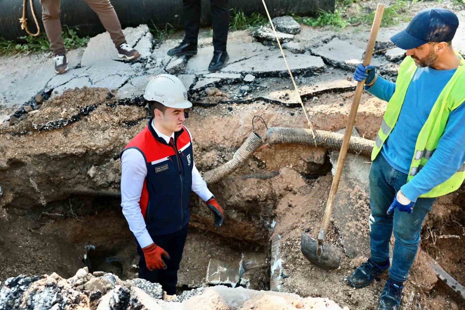 Altyapı yatırımları yerinde incelendi
