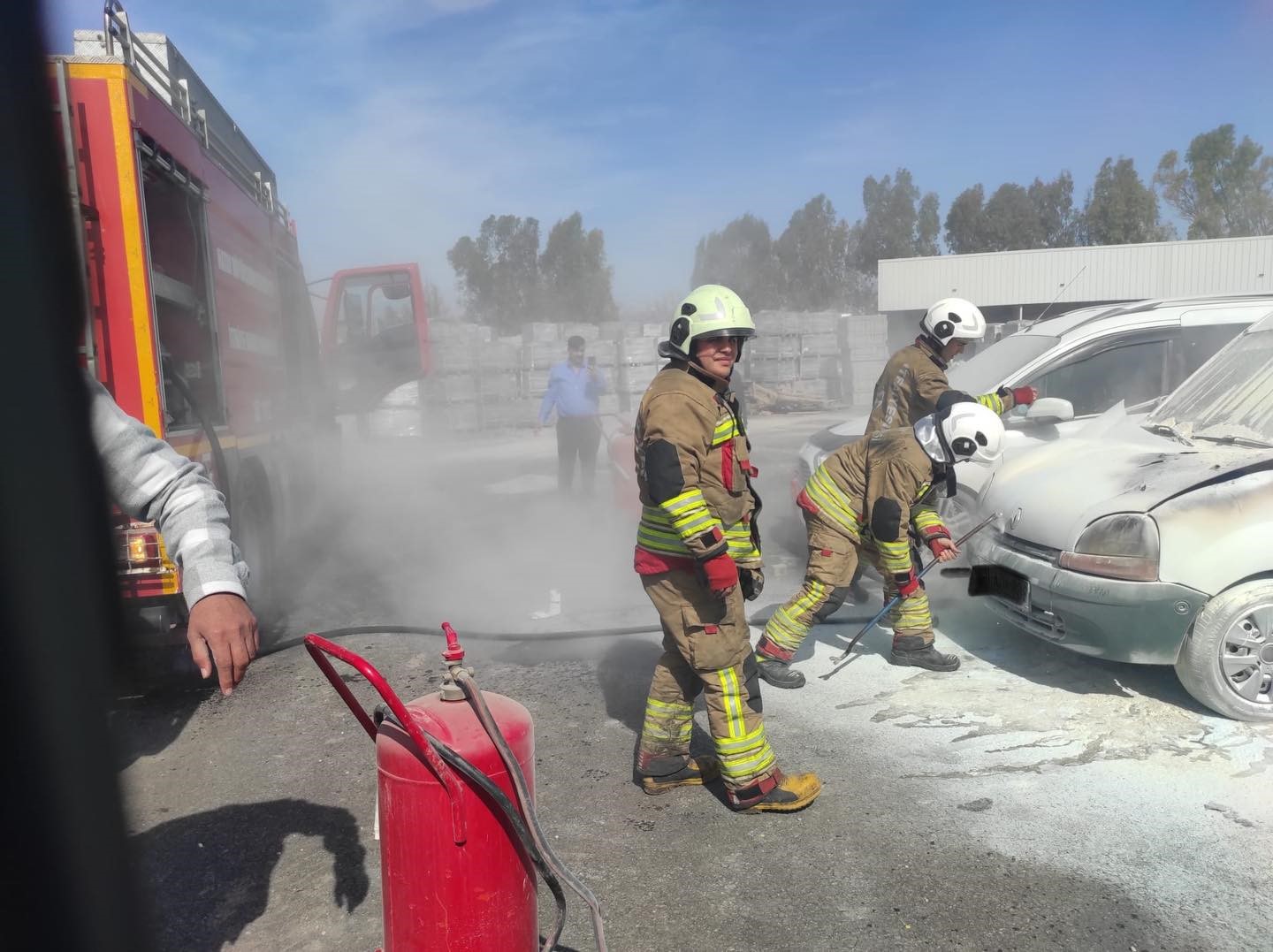 Arsuz&rsquo;da ara&ccedil; yangını
