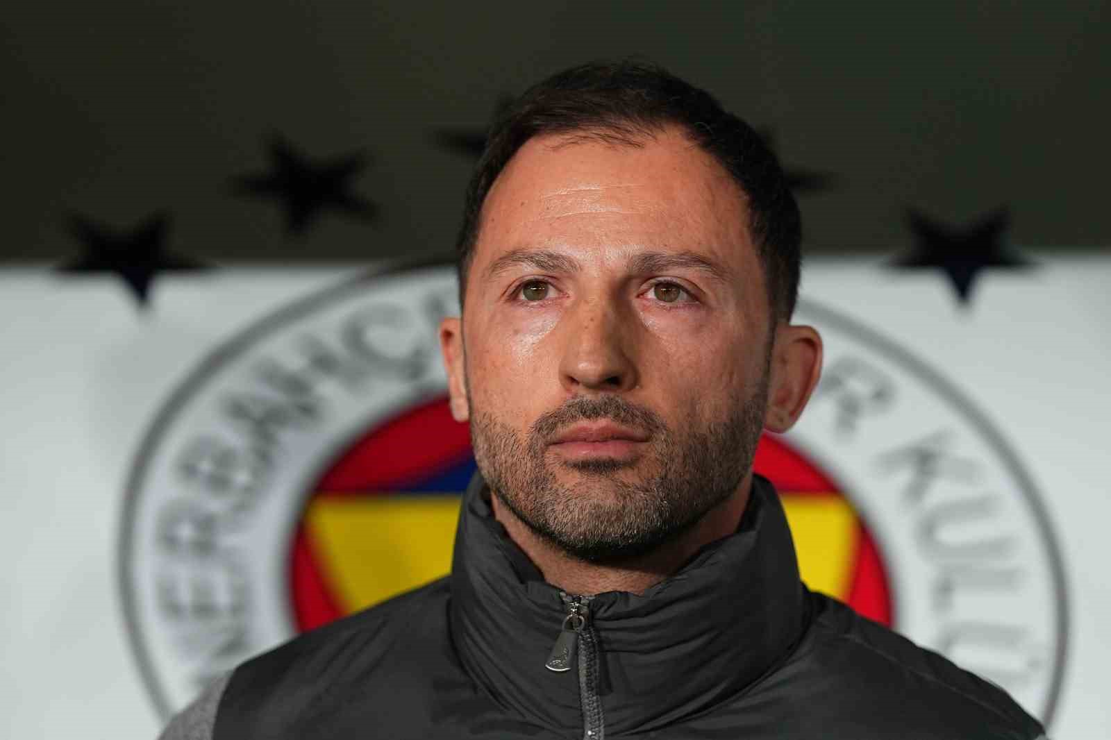 Fenerbahçe: "Domenico Tedesco, Gaziantep FK maçında takımımızın başında yer alamayacak"