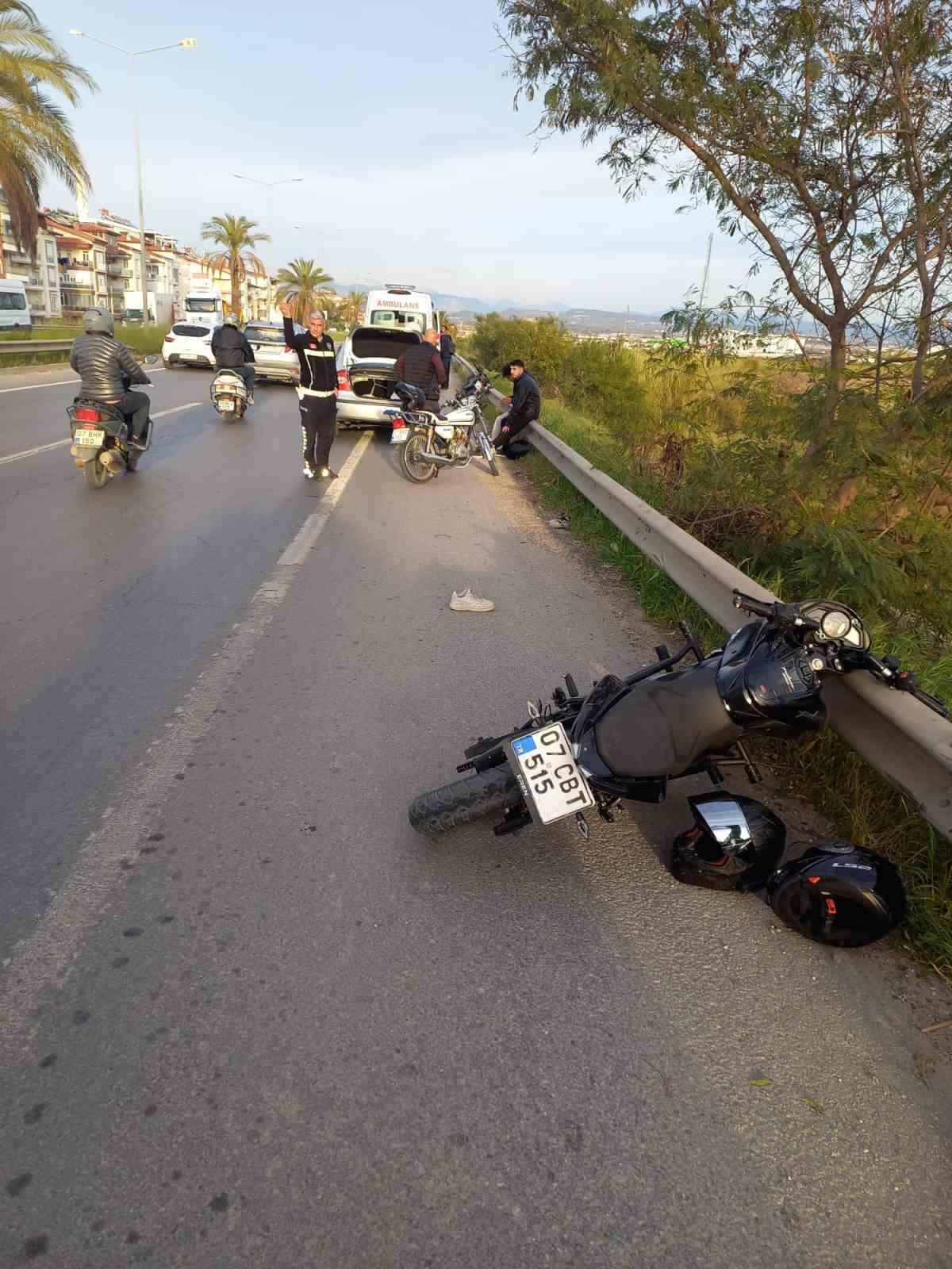 Manavgat&rsquo;ta zincirleme kaza: 3 yaralı
