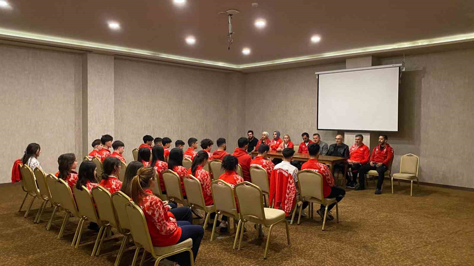 Tekerlekli Paten Milli Takım Kampı, Karaman&rsquo;da başladı
