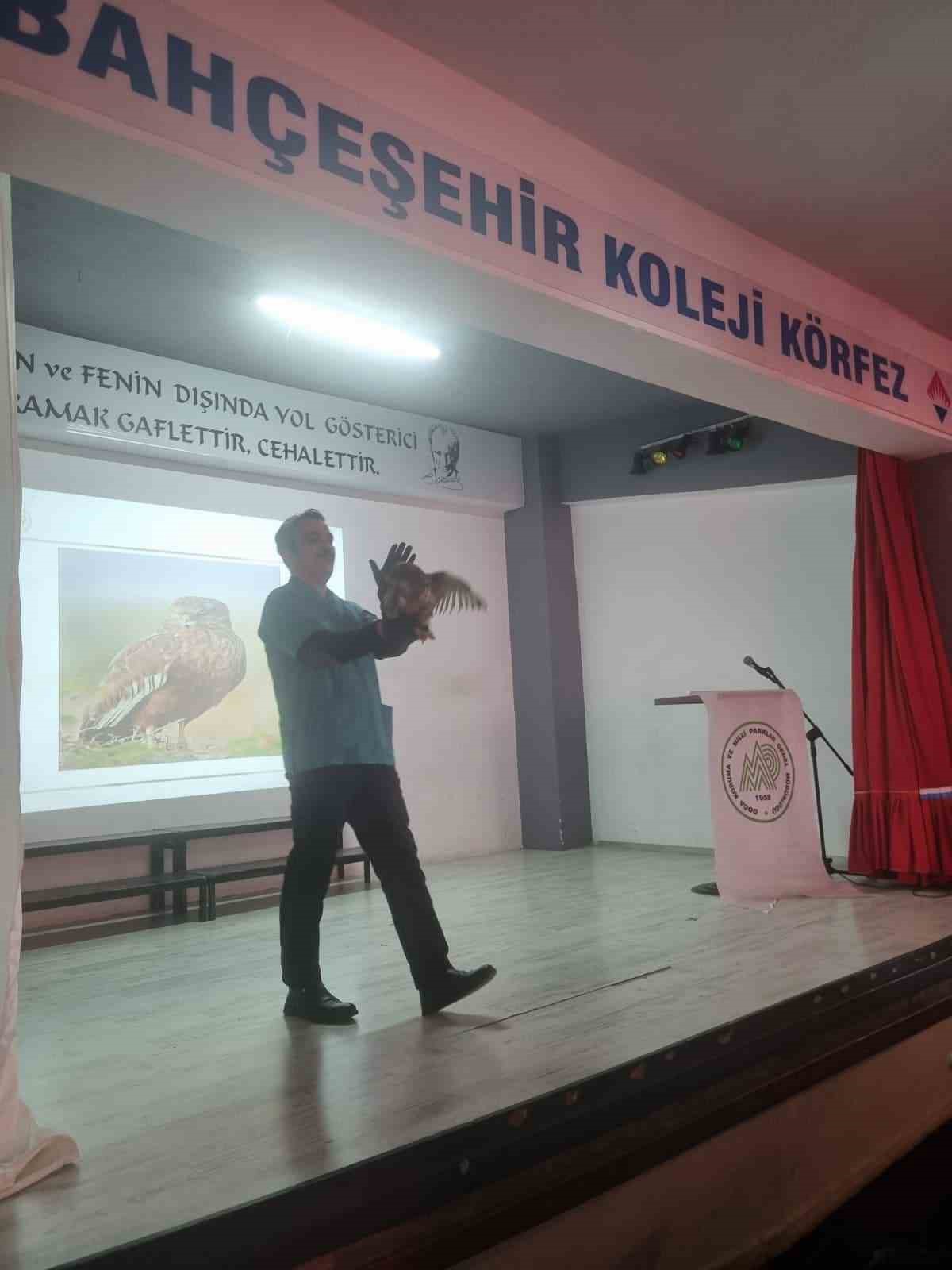 Dünya yaban hayatı gününde öğrencilere eğitim verildi